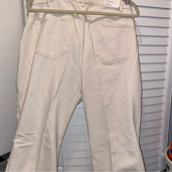 J.jill Denim “Boot Cut Jeans” Natural Size 20/Regular Zip Front Pockets NWT - Picture 6 of 6